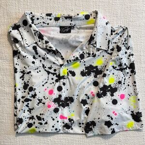 Sunday Swagger Men’s “Splatter” Golf Polo